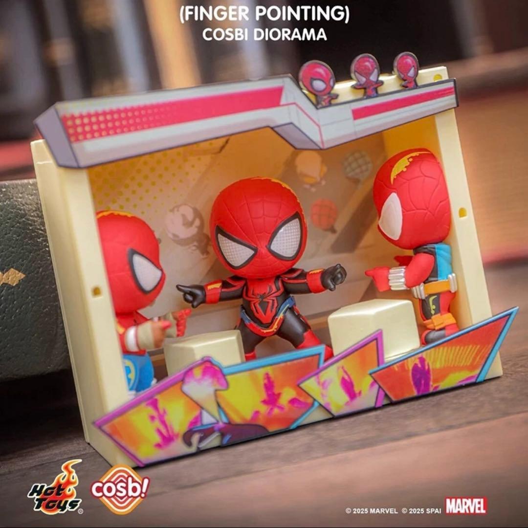 ホットトイズ コスビコレクション スパイダーマン 6体入り 未開封