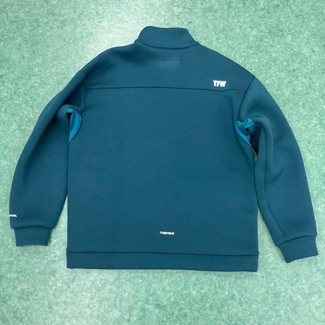 メンズウェア TFW49 CARDBOARD MATERIAL HALF ZIP SWEAT