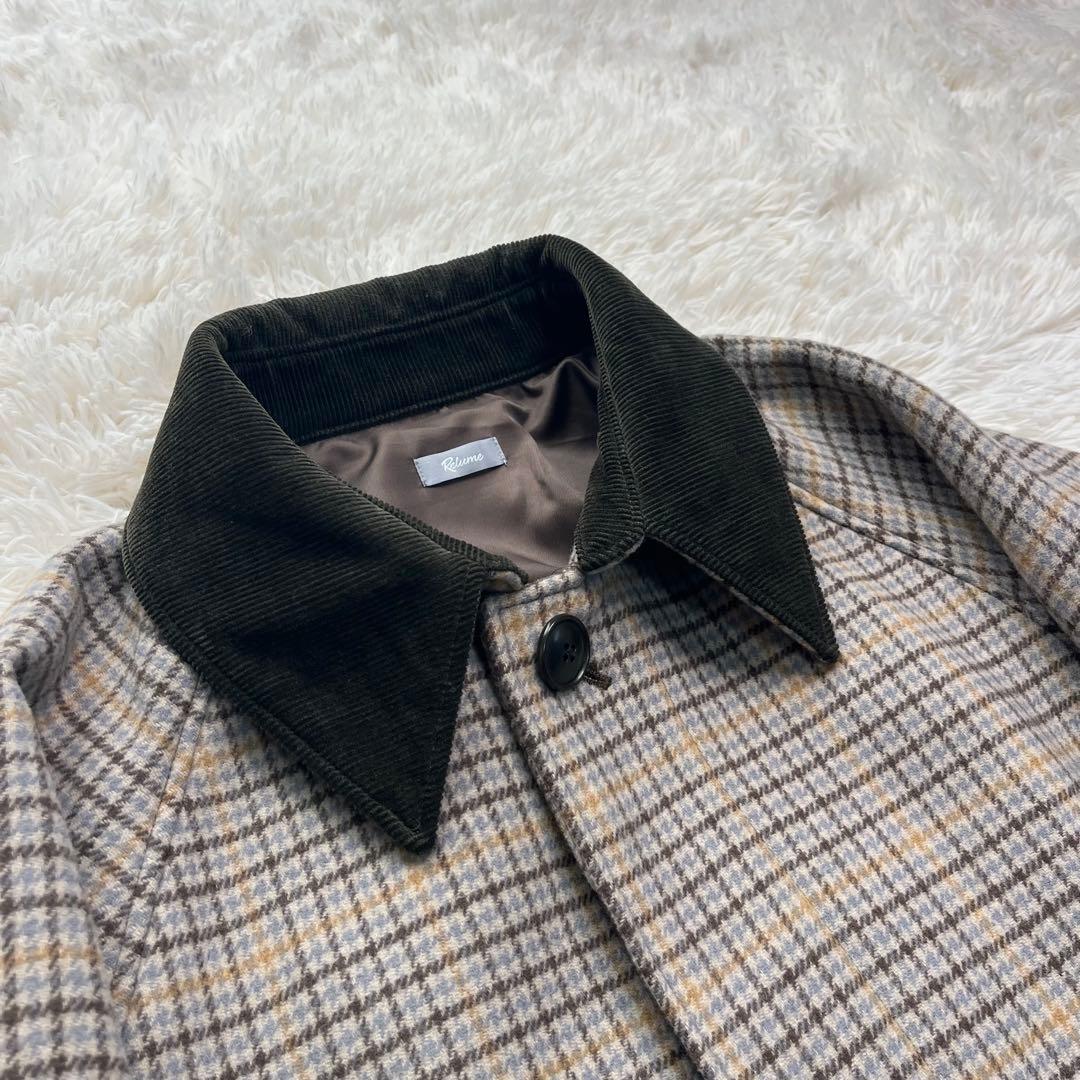 JOURNAL STANDARD relume バルカマーンコート M 千鳥格子