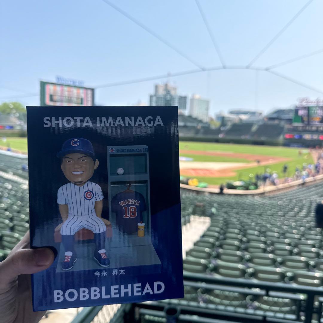 祝地区シリーズ進出】カブス 今永ボブルヘッド&トートバッグ 非売品