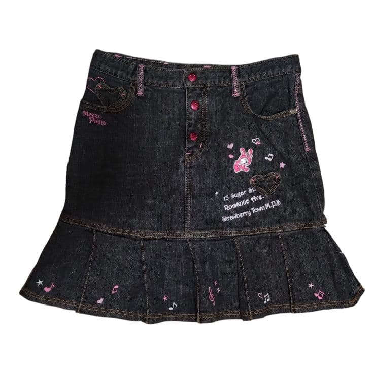 メゾピアノ 160 ベリエちゃん デニム スカート mezzo piano - メルカリ