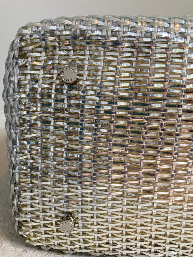 アンテプリマ イントレッチオ ラージ シルバー トートバッグ - メルカリ