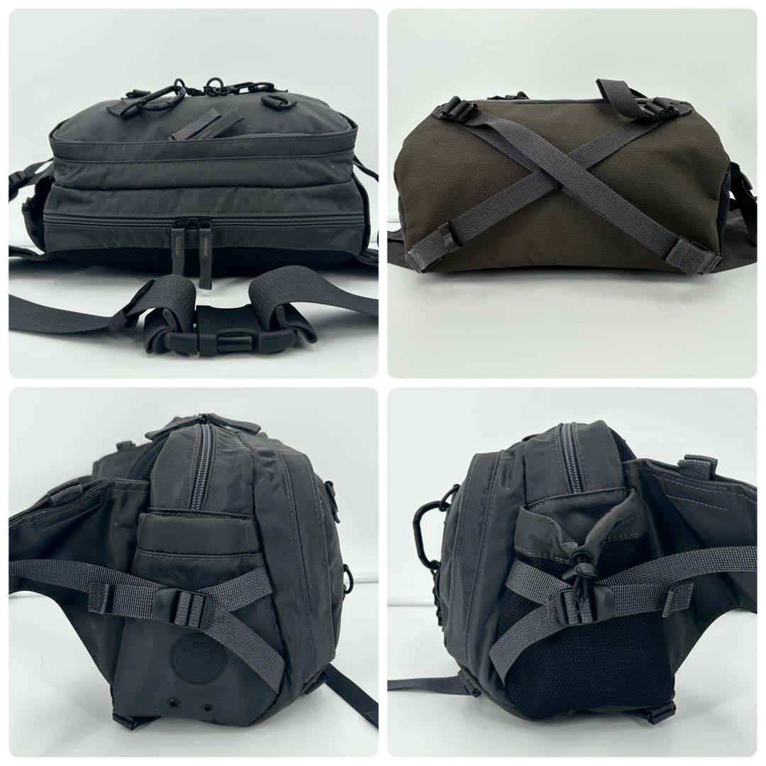 美品/希少✨ポーター ウエストバッグ RIDE ナイロン グラファイト