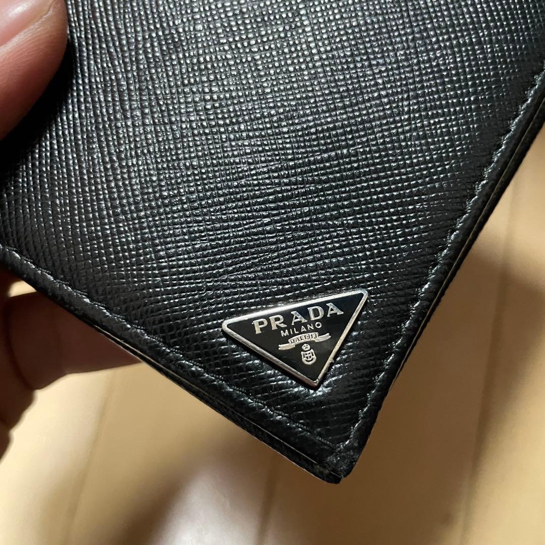 PRADA ブラック レザー 長財布 サフィアーノの通販はau PAY マーケット