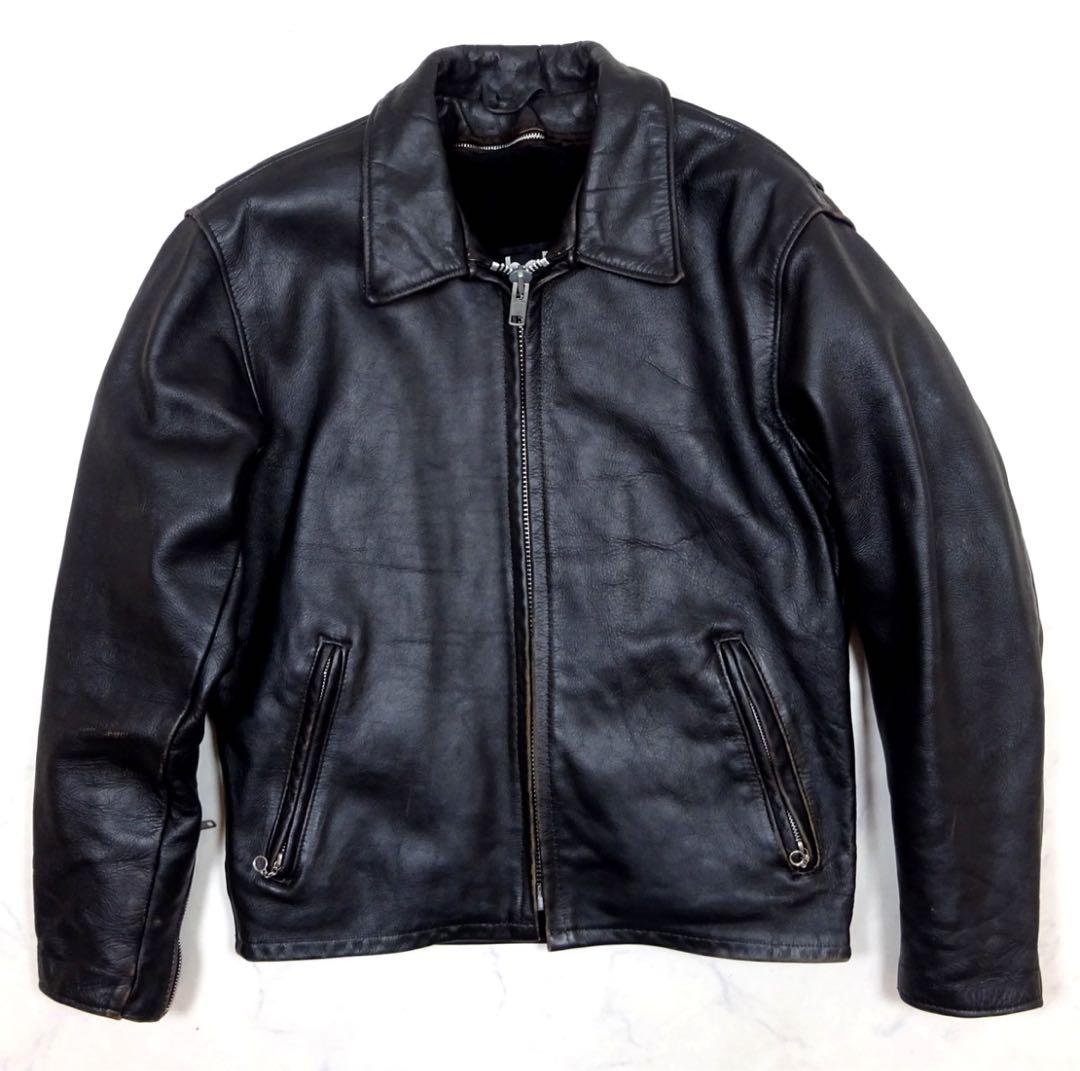 schott/ショット/シングルライダースジャケット/サイズ40/ブラック