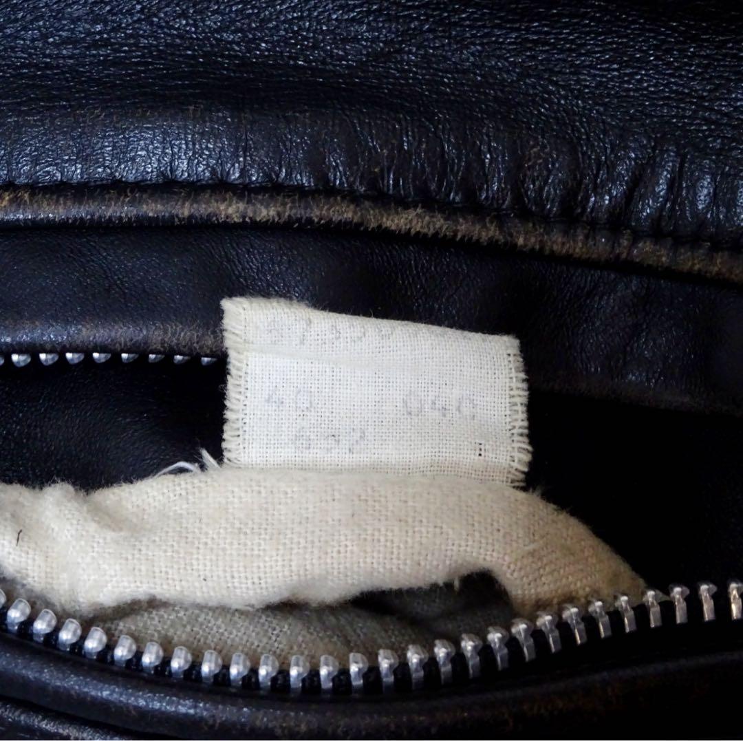 schott/ショット/シングルライダースジャケット/サイズ40/ブラック