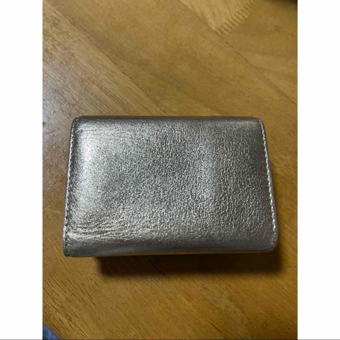日本限定品⭐️YSL サンローラン 三つ折り財布ウォレット ゴールド