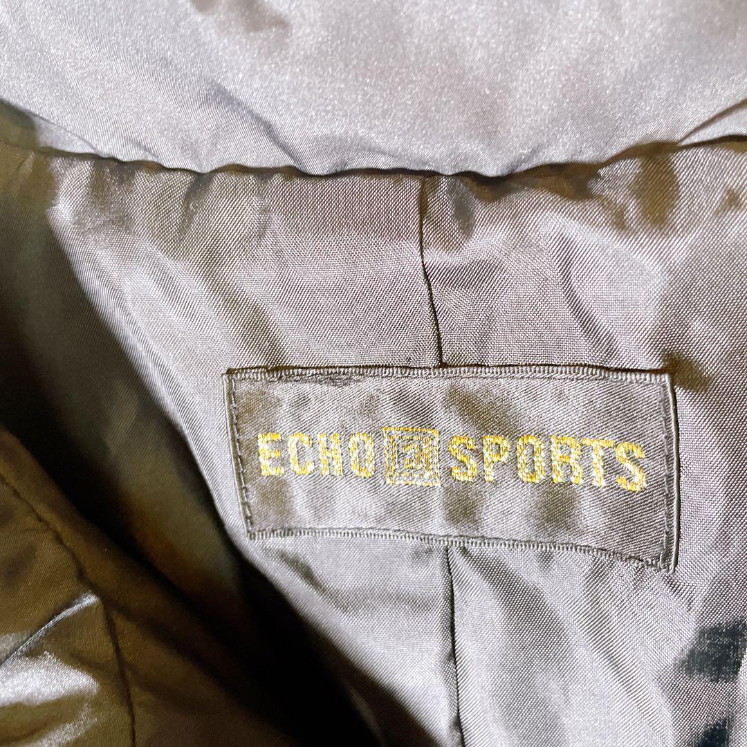 【ECHO SPORTS】ロングジャケット　ベンチコート　スポーツ　ランニング