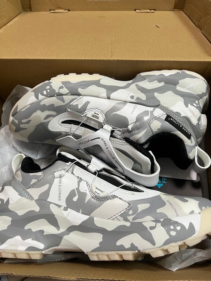 定価5.3万MARK&LONAマークアンドロナゴルフシューズスニーカー23.0