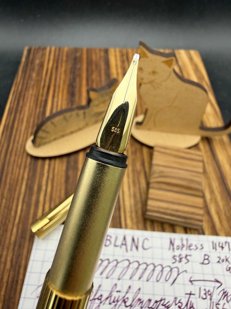 MONTBLANC 万年筆 ノブレス NO.1147 20K G.P レアB