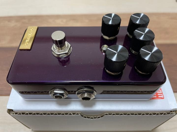 SOUNDFROG BerialS 紫色 ベース用オーバードライブ プリアンプ BerialS