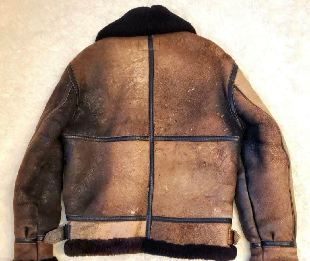 t*o様 U.S.SHEEPSKINB-3フライトジャケット 羊革 ラスト