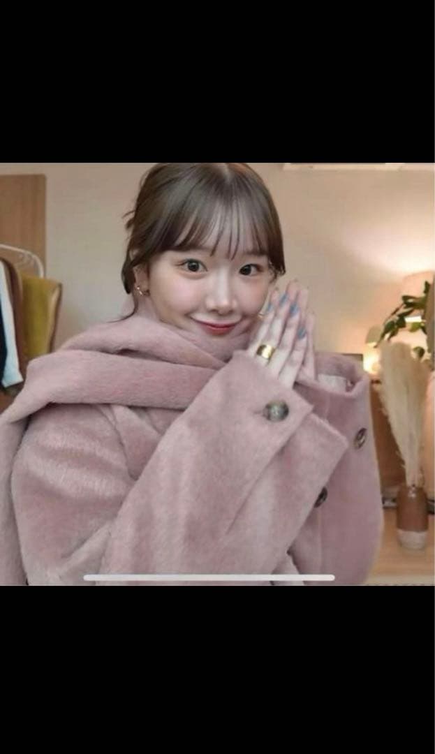 新品 ollun オルン コート ピンク きりまる - メルカリ