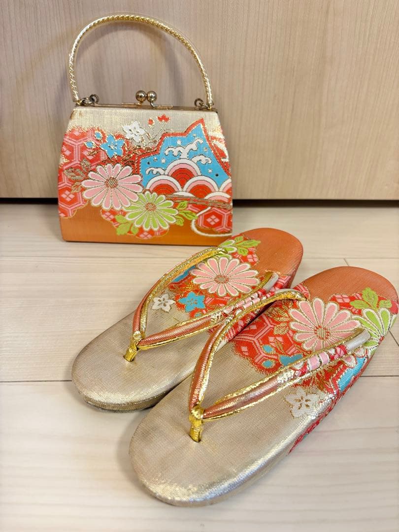 七五三 7歳 祝い着 フルセット 正絹 無地 地紋 レトロ M2505271