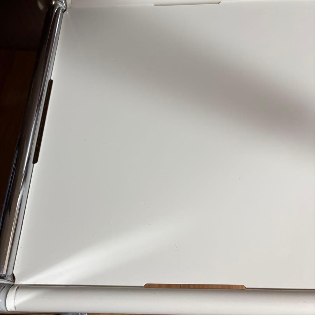 美品　高田ベッド　ワーゴンキャスター付　院内設備　医療用　収納　2段式　日本製