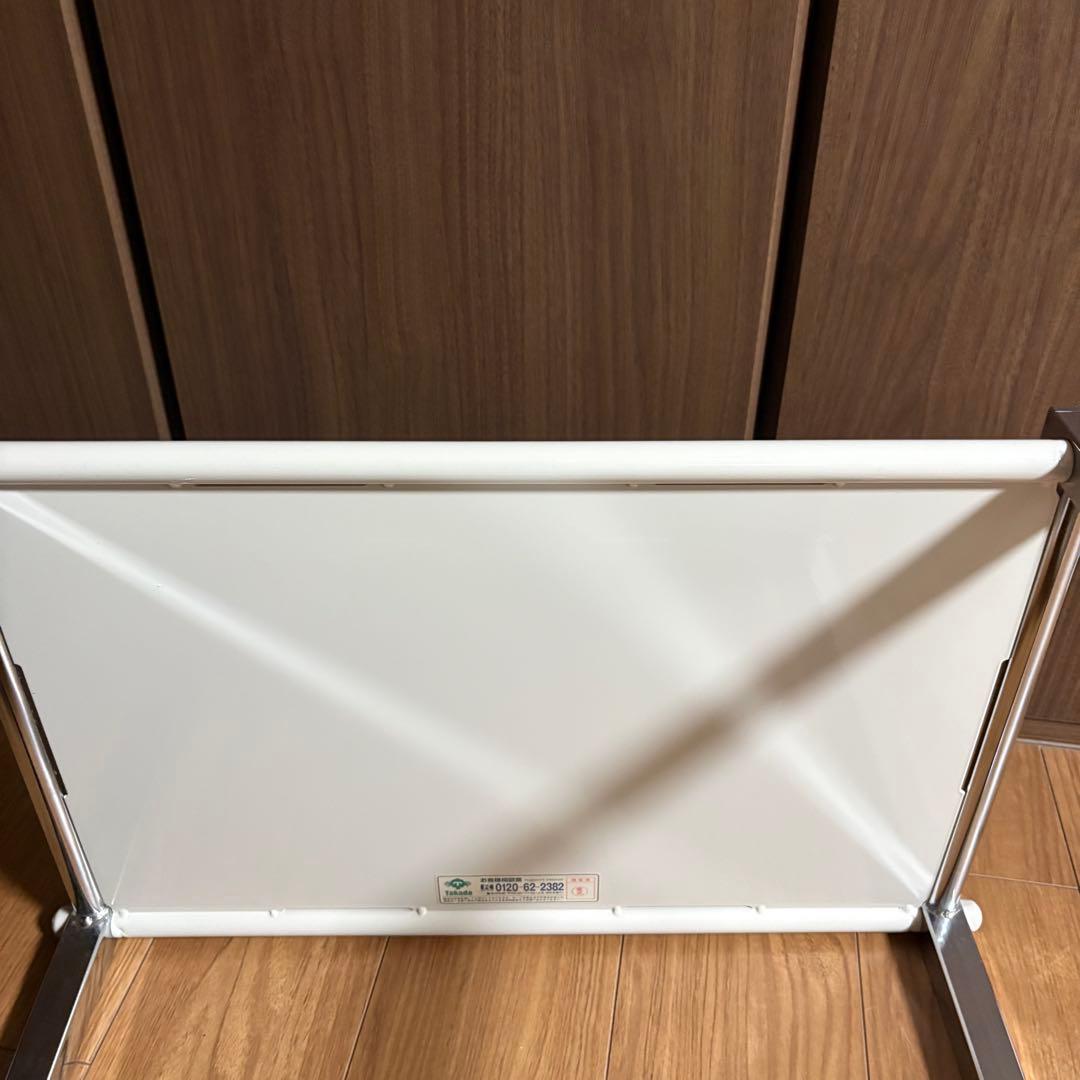 美品　高田ベッド　ワーゴンキャスター付　院内設備　医療用　収納　2段式　日本製