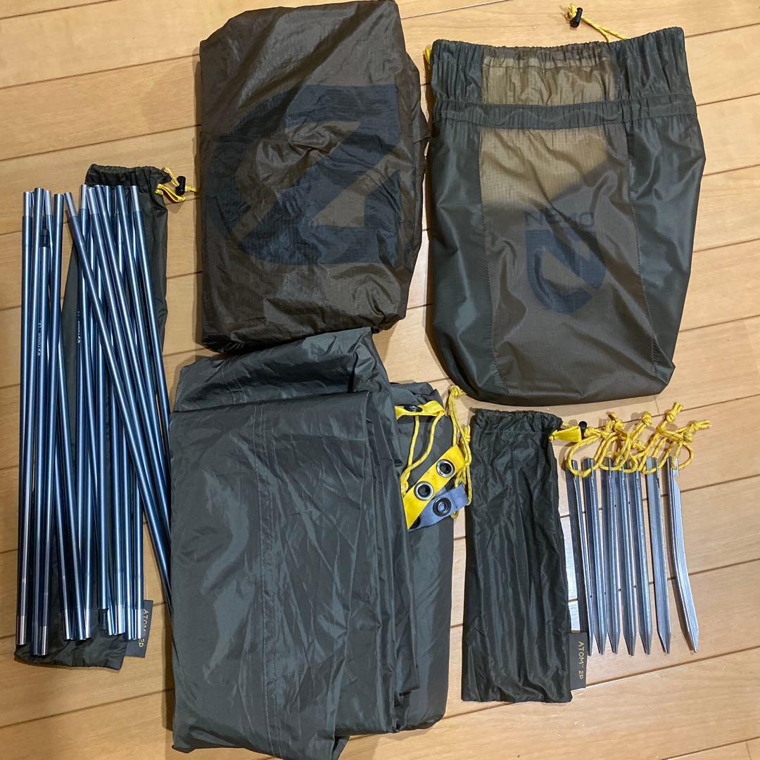 《美品》NEMO アトム　2P キャニオン　ドーム型テント 2人用