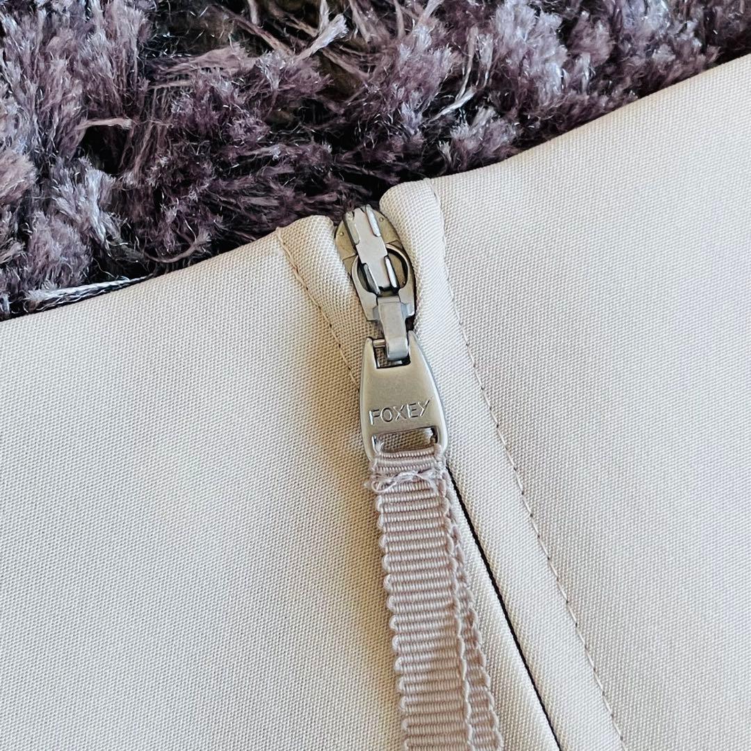 【美品】フォクシーニューヨーク ドレス ロゼッタ 洗える ワンピース Aライン