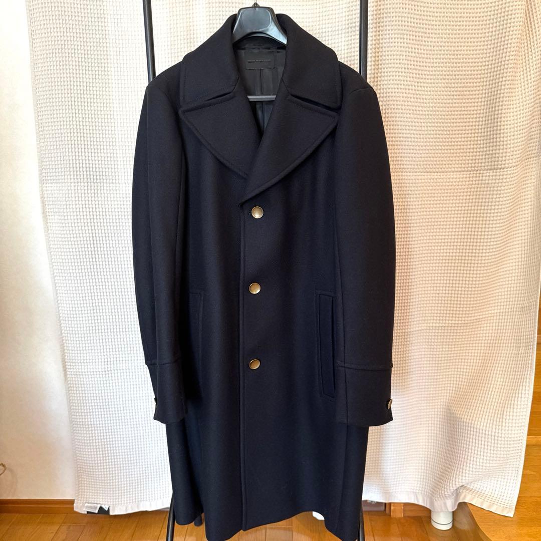 DIESEL BLACK GOLD ネイビー ウールコート - メルカリ