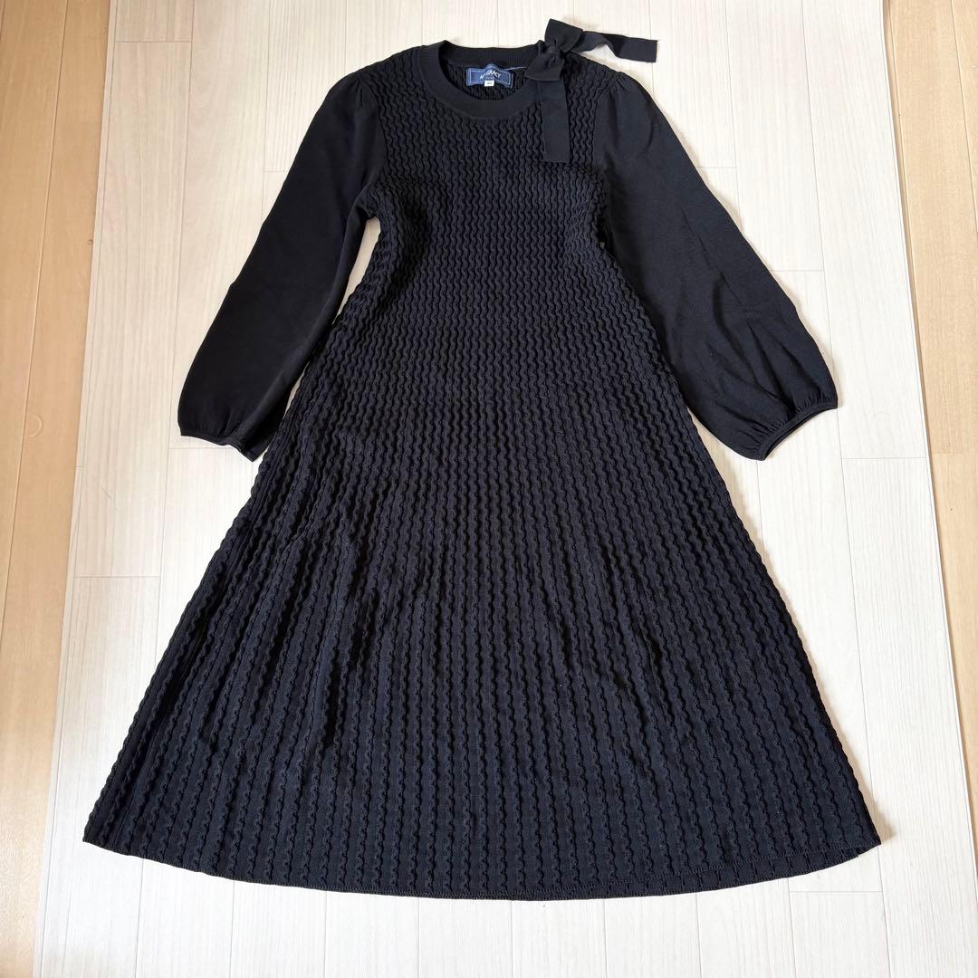 エムズグレイシー ニットワンピース 肩 リボン
