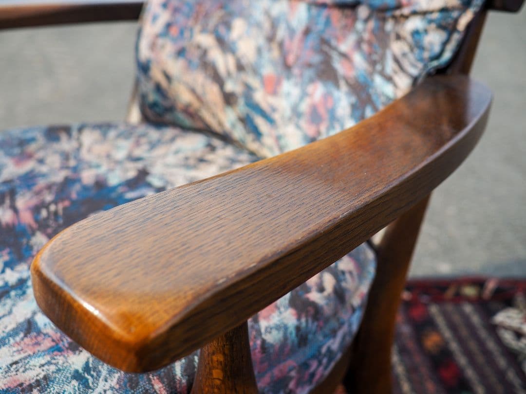 “柏木工”キャスターアームチェア