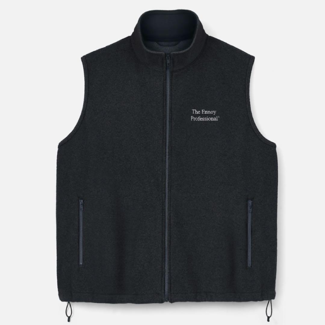 ennoy ENNOY PROFESSIONAL FLEECE VEST BLACK L professional FLEECE