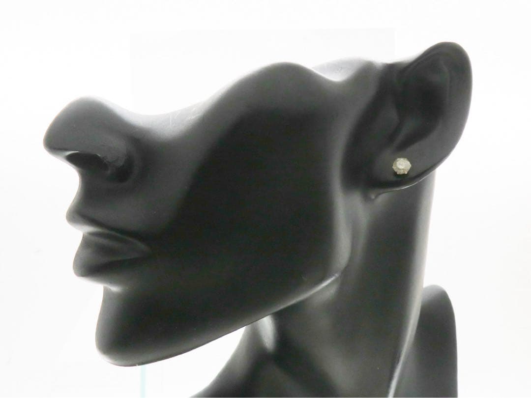 3*3様 K10YG 天然ダイヤモンド 0.55ct 片耳ピアス｜一粒タイプ　1