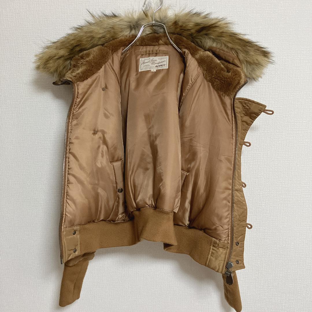 AVIREXレディースN-2Bフライトジャケット美品Fアビレックスモッズパーカー