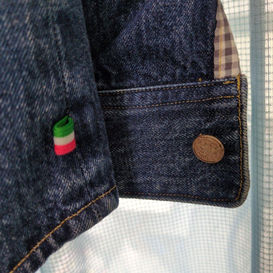 専用・Papas ダークブルー デニムジャケット