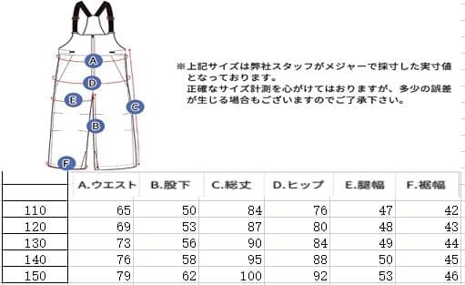 スキーウェア パンツ 子供 キッズ 110