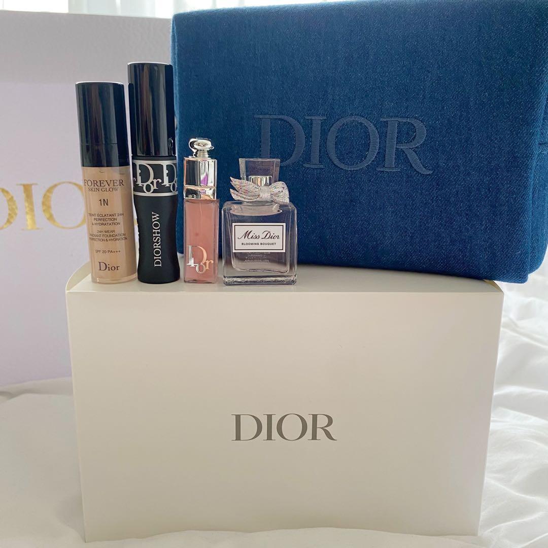 ディオール Dior ノベルティ オファー デニムポーチ ミニコスメ セット