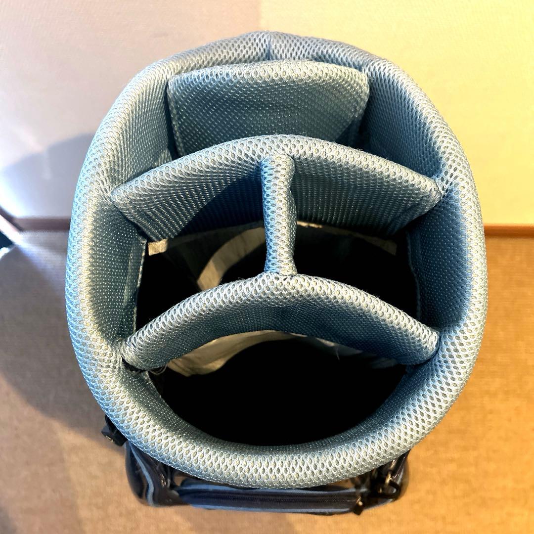 ロサーセン　ネイビー キャディバッグ 合成皮革