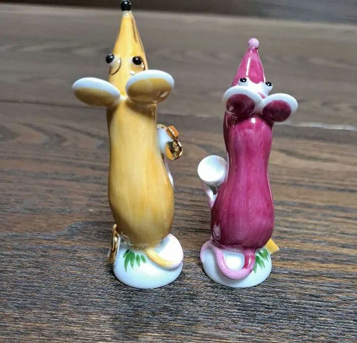 ☆新品☆　お値下　MEISSEN マウス フィギュアセット(希少)