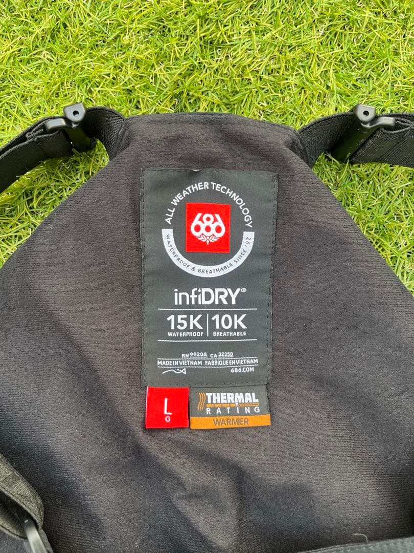 686 ビブパンツ　Lサイズ　美品！