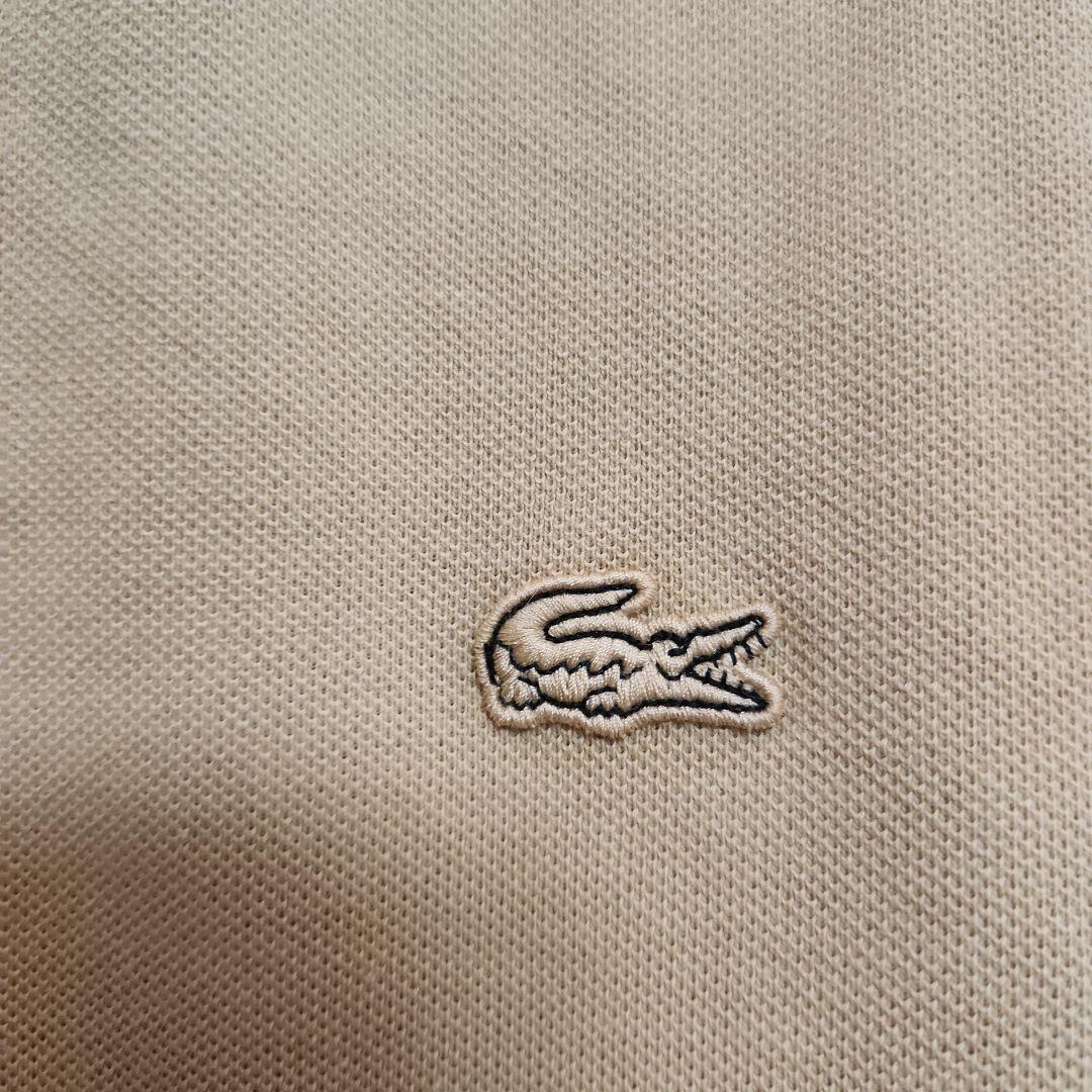 LACOSTE新品 ベージュ 五分袖ポロシャツ サイズ40