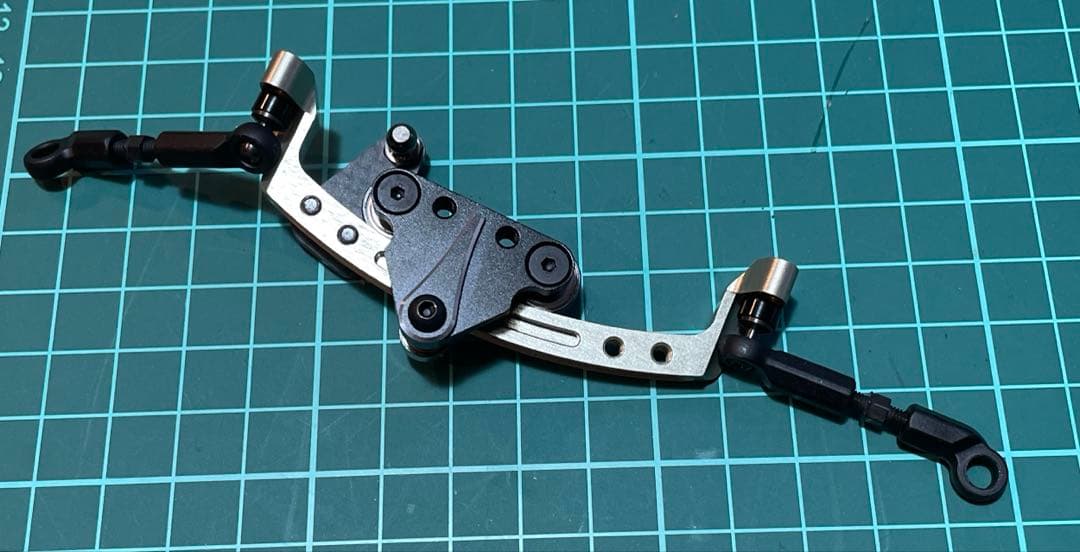 ヨコモRD2.0用 ステアリングラック センタークランク アルミサーボ