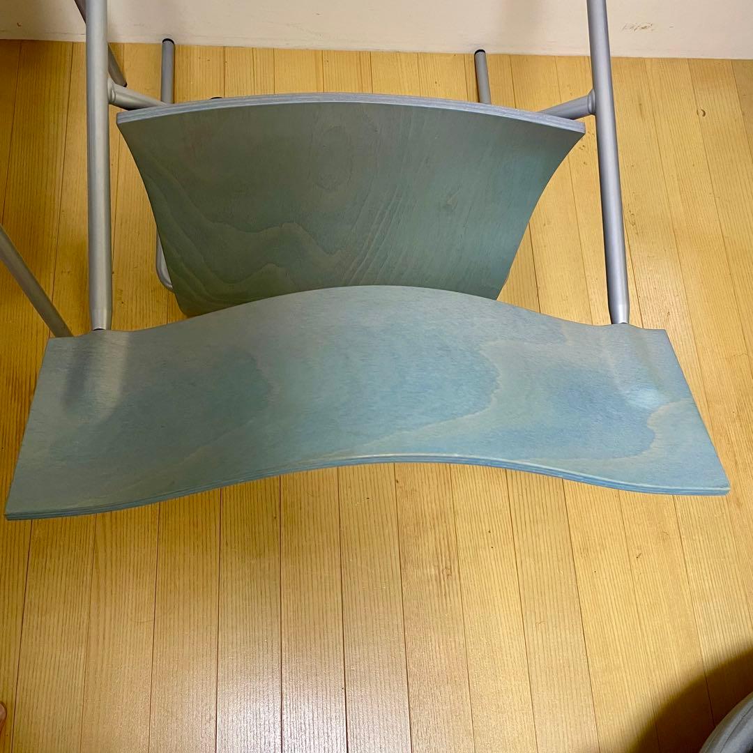 ラムホルツ ミントブルーキャンパスチェア 2脚セット