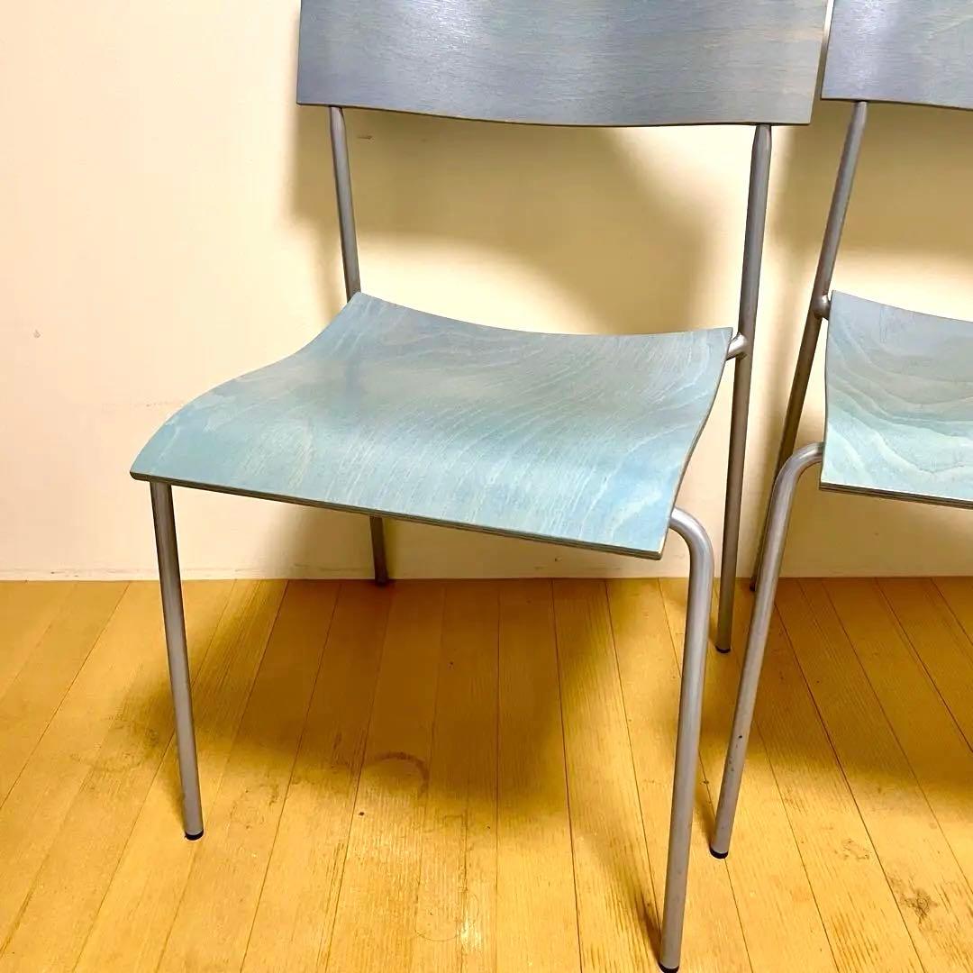 ラムホルツ ミントブルーキャンパスチェア 2脚セット