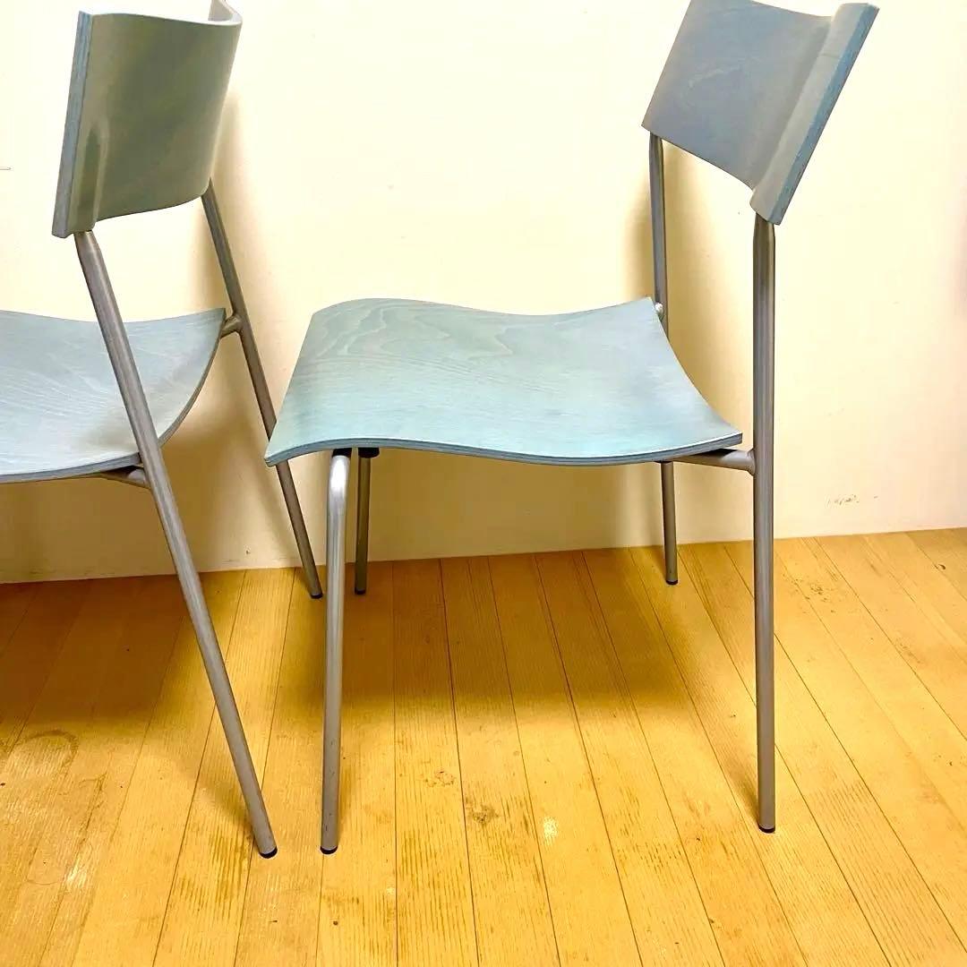 ラムホルツ ミントブルーキャンパスチェア 2脚セット