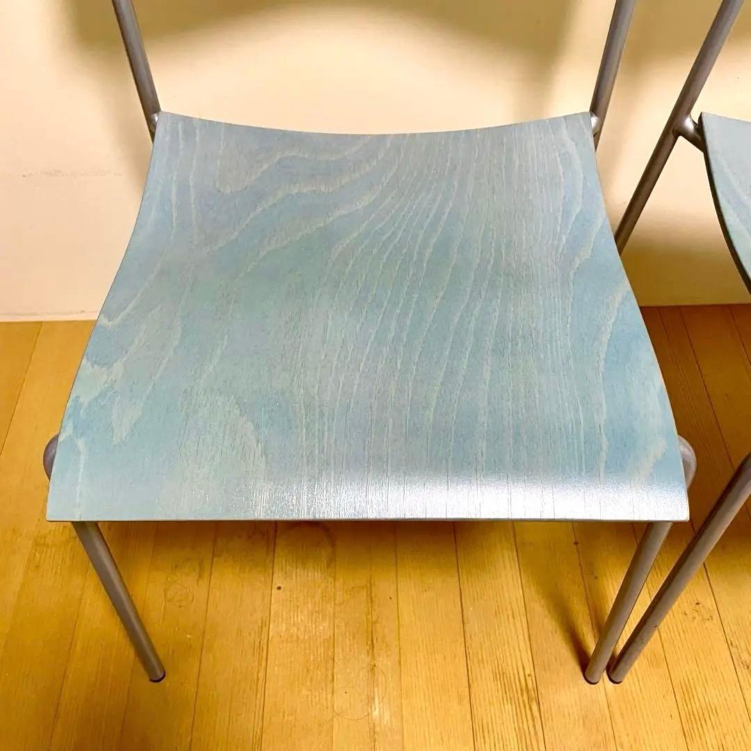 ラムホルツ ミントブルーキャンパスチェア 2脚セット