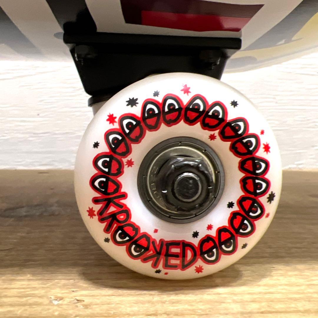 新品 海外正規品 KROOKED スケートボード 7.5インチ