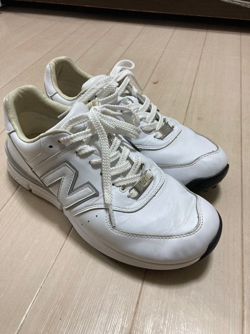 New Balance 574 限定品　レザー　ゴルフシューズ　26センチ