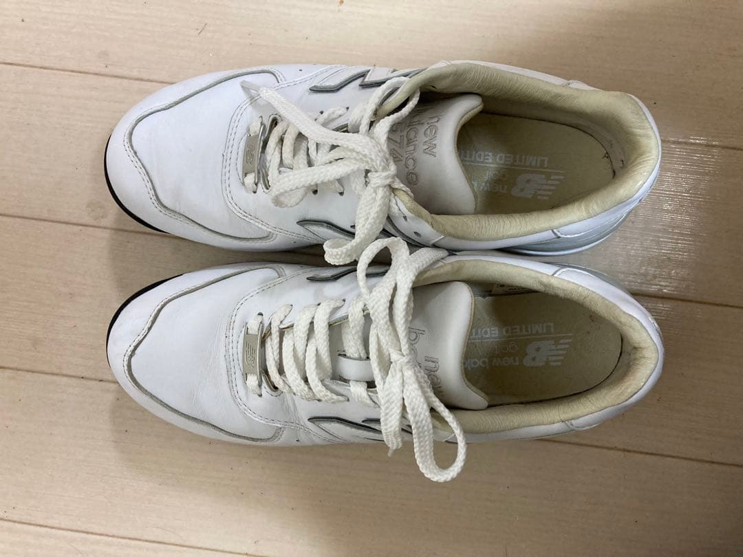 New Balance 574 限定品　レザー　ゴルフシューズ　26センチ