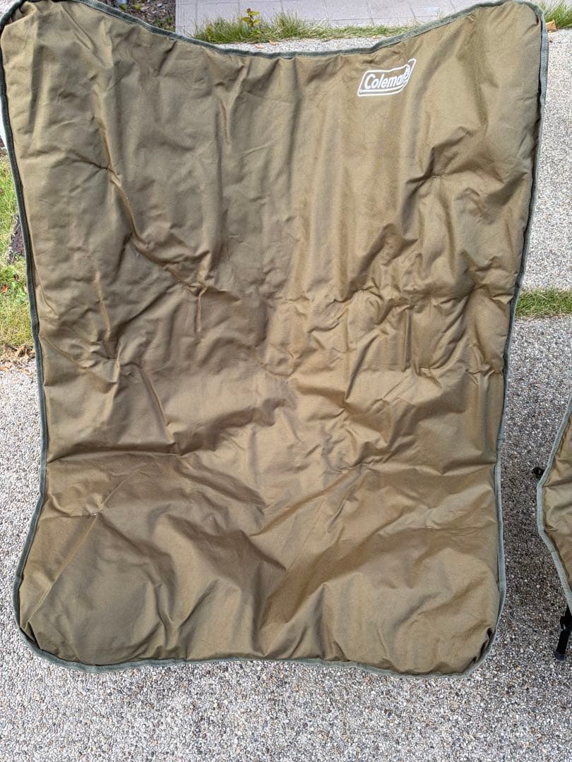 コールマン　ソフトチェア　オリーブ　2台　セット　椅子