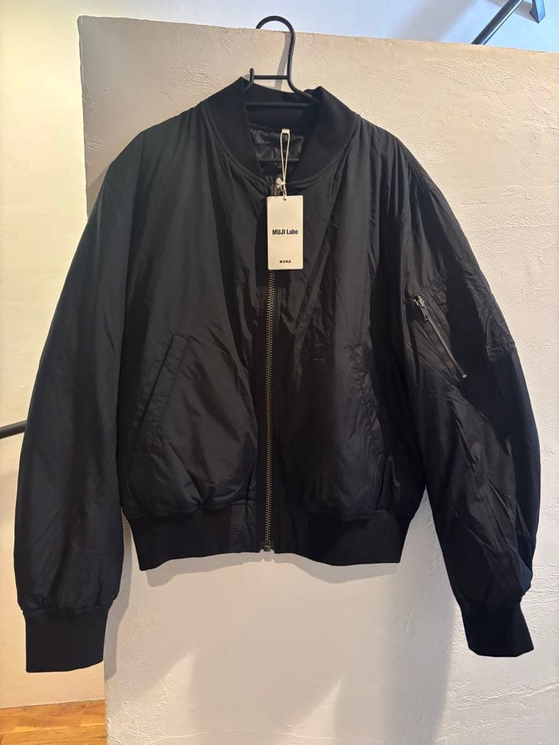 MUJILabo ＭＡ－１ダウンブルゾン 紳士L 黒