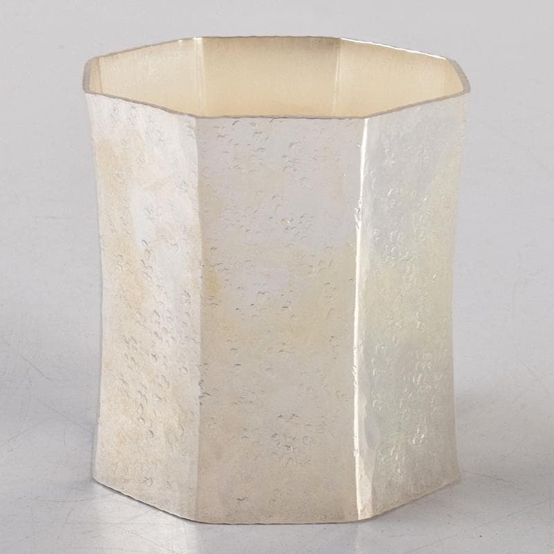 茶道具 竹影堂造 銀杏文 南鐐八角蓋置 共箱 V R5064 - メルカリ