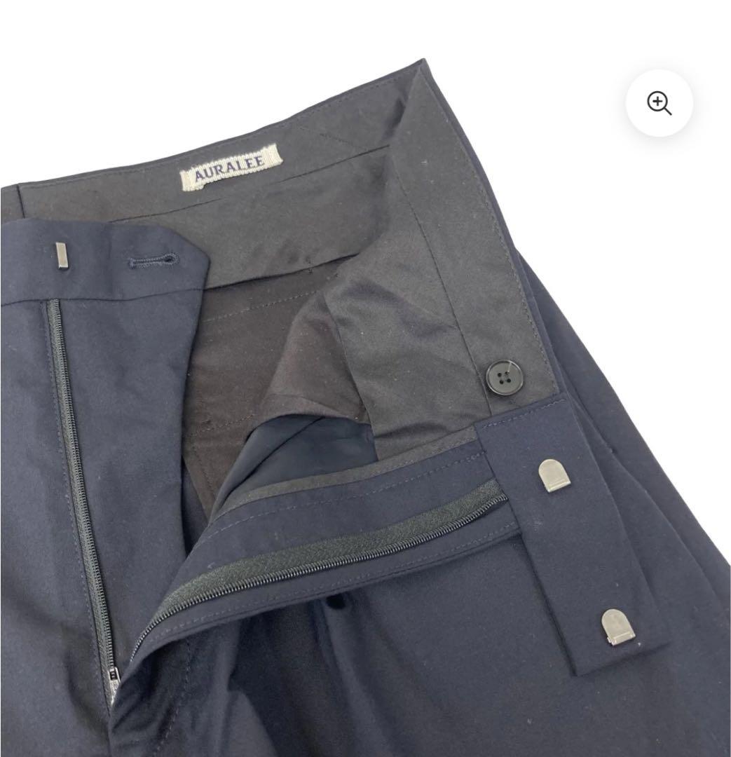 【AURALEE】SUPER FINE TROPICAL WOOL SLACKS