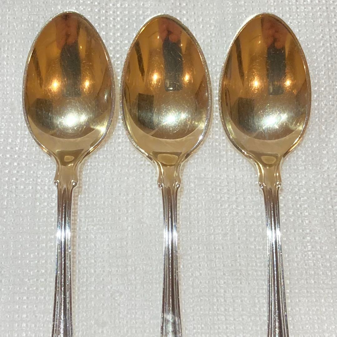 87 クラシックスタイル純銀スプーン3本セット