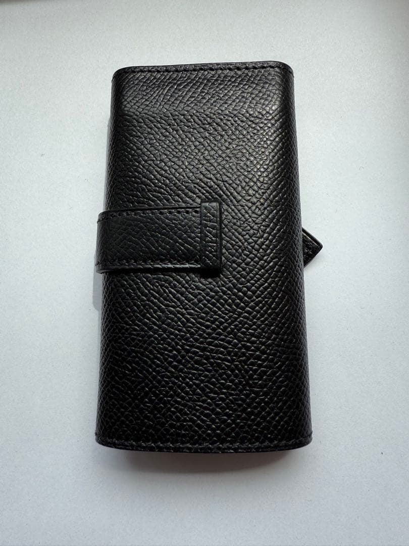 HERMES ベアン ４連　キーケース　エルメス　ブラック