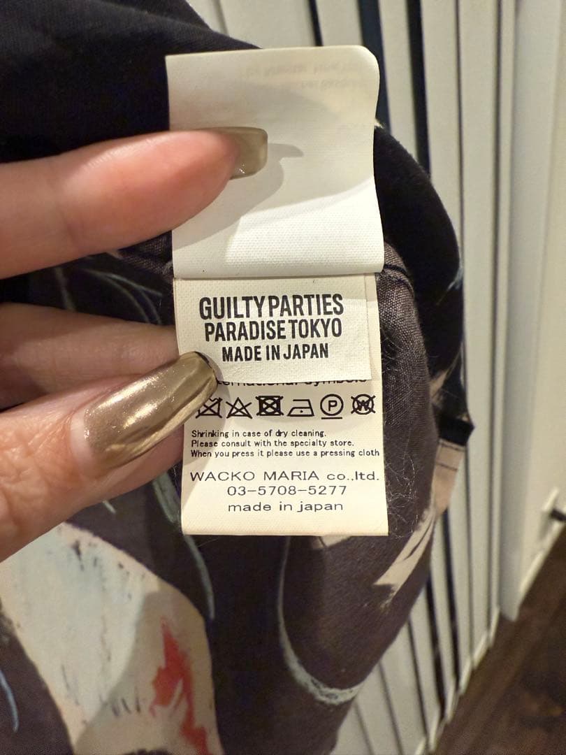 アート風グラフィックオーバーサイズシャツ アート風グラフィック